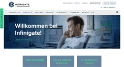 Desktop Screenshot of infinigate.de