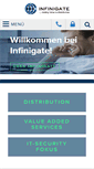 Mobile Screenshot of infinigate.de